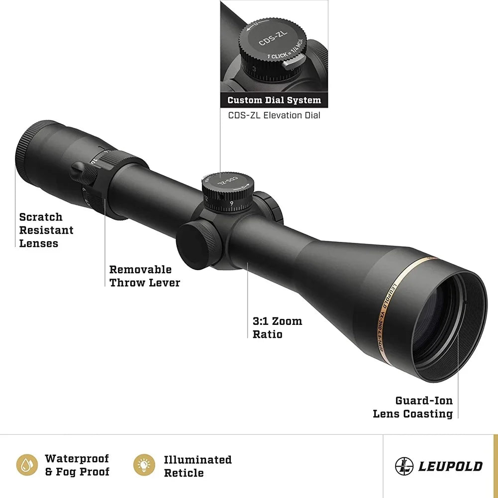 Riflescope Hunter VX-3HD 30mm Illuminated FireDot 4.5-14x50 Twilight (180629) CDS-ZL LEUPOLD