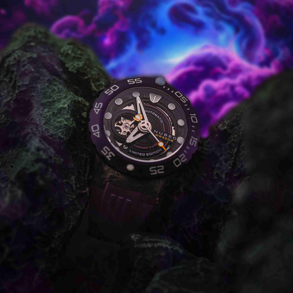 Opportunity Automatic Limited Fiber Edition Nubeo Forged Carbon Purple