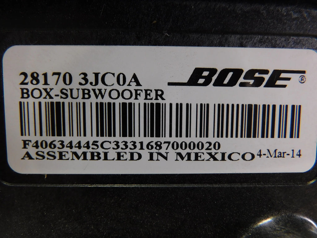 Two OEM Infiniti in Box Subwoofers (Good) Bose LKQ of 14 QX60 Pre-Owned Pair