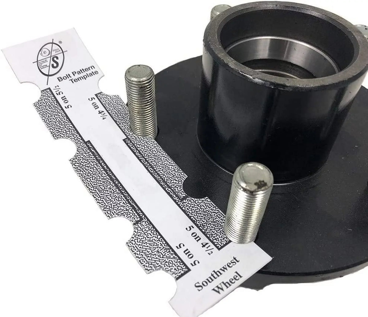 SOUTHWEST Axles 5-Hole, Trailer WHEEL (BT8 Idler for Spindle 2,000 1" Hub Bolt lb. Spindle) Circle 4.5"