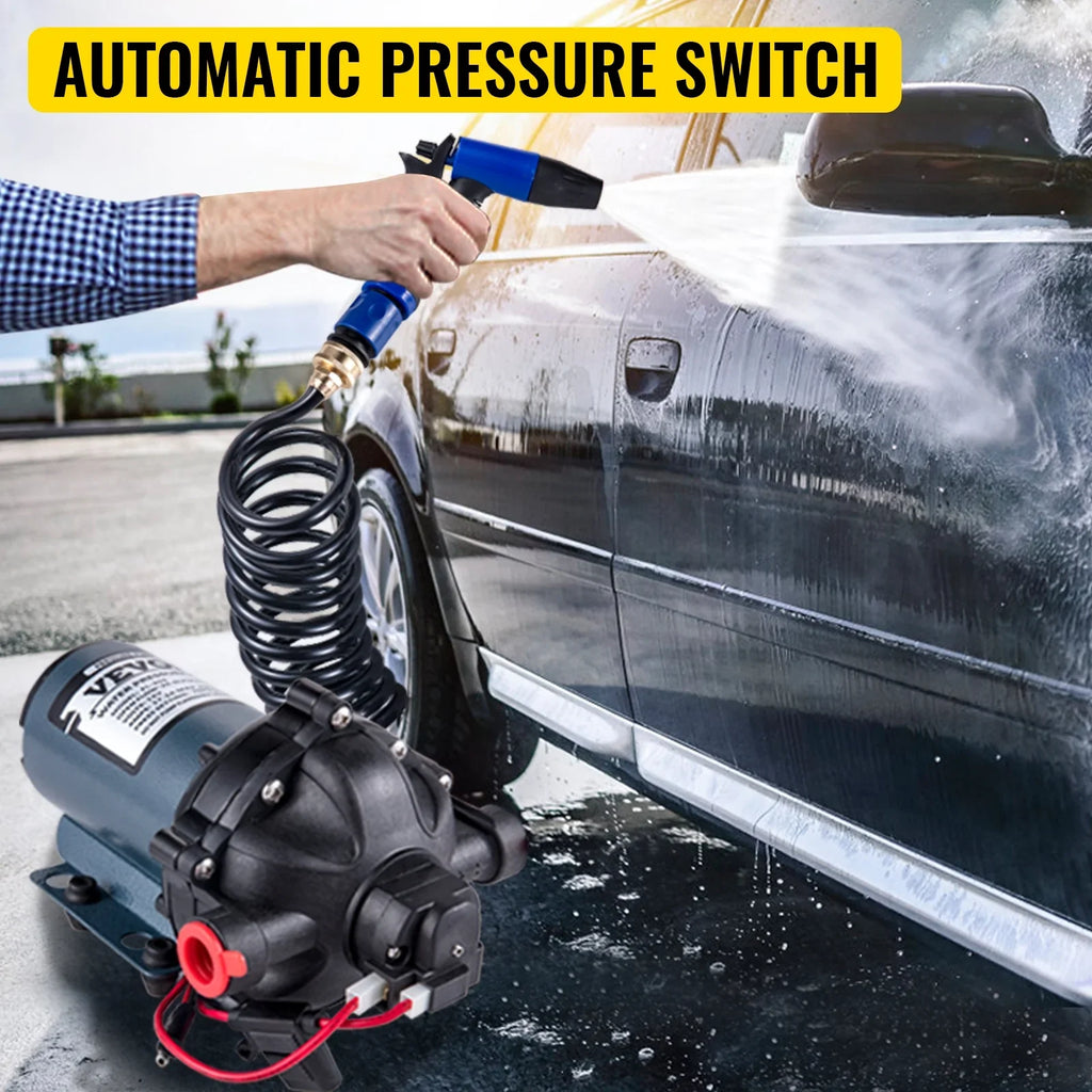 Rv Minute Yacht BENTISM GPM for Automatic Gallons Diaphragm Hose Pumps Caravan Foot 5.3 Water 12V Washdown Pump Pump Boats 25 PSI Pump 5.5 70 RV Marine Coiled Per with Water