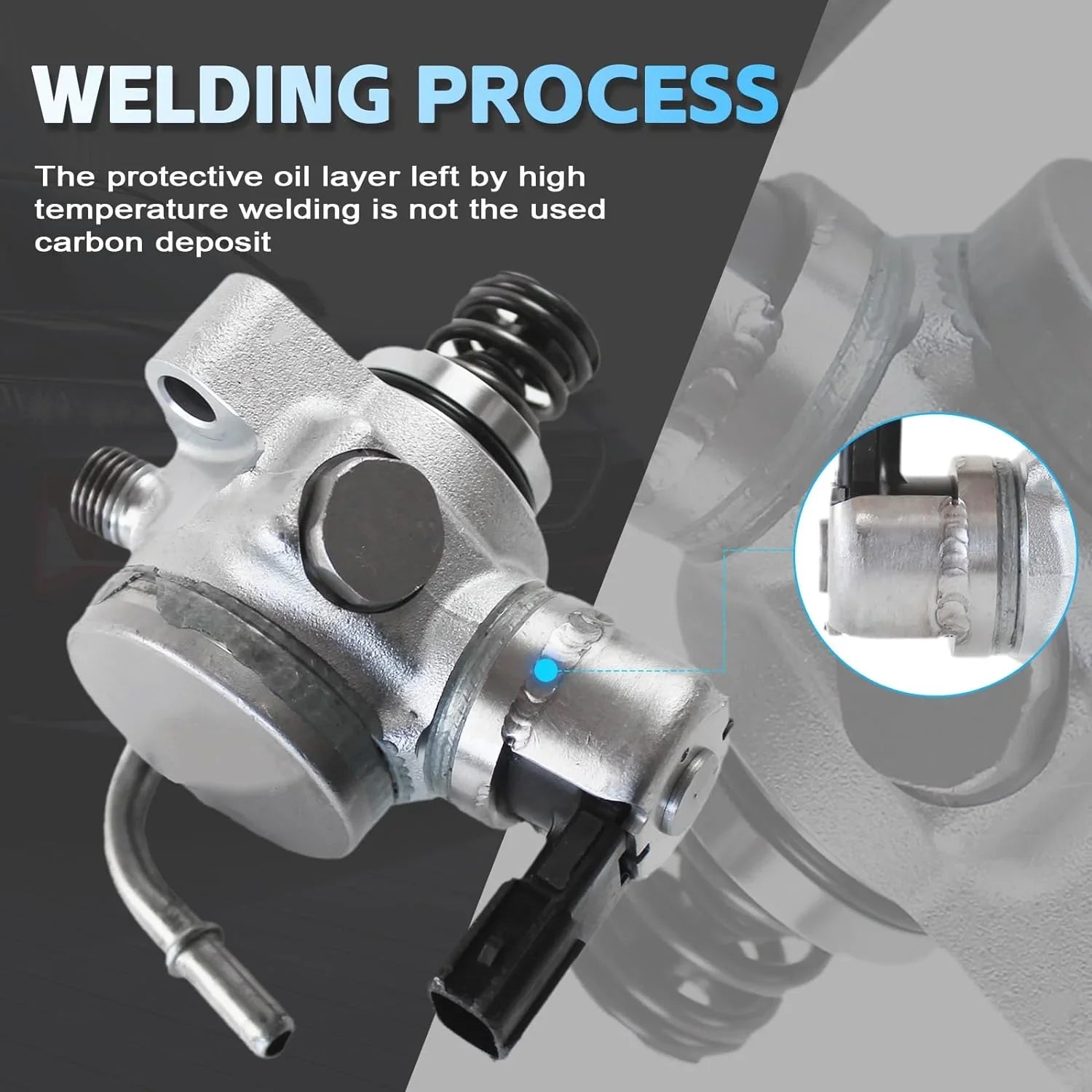 PANGOLIN Fit 3 Mazda Replacement Pressure 2.5L PE18-20-3F0, FI1557, Pump 2018 Parts, 2014 Engine 2016 2015 for PE19-20-3F0 OE Fuel High 6 M73131 2017 PE18-20-3F0A, CX-5