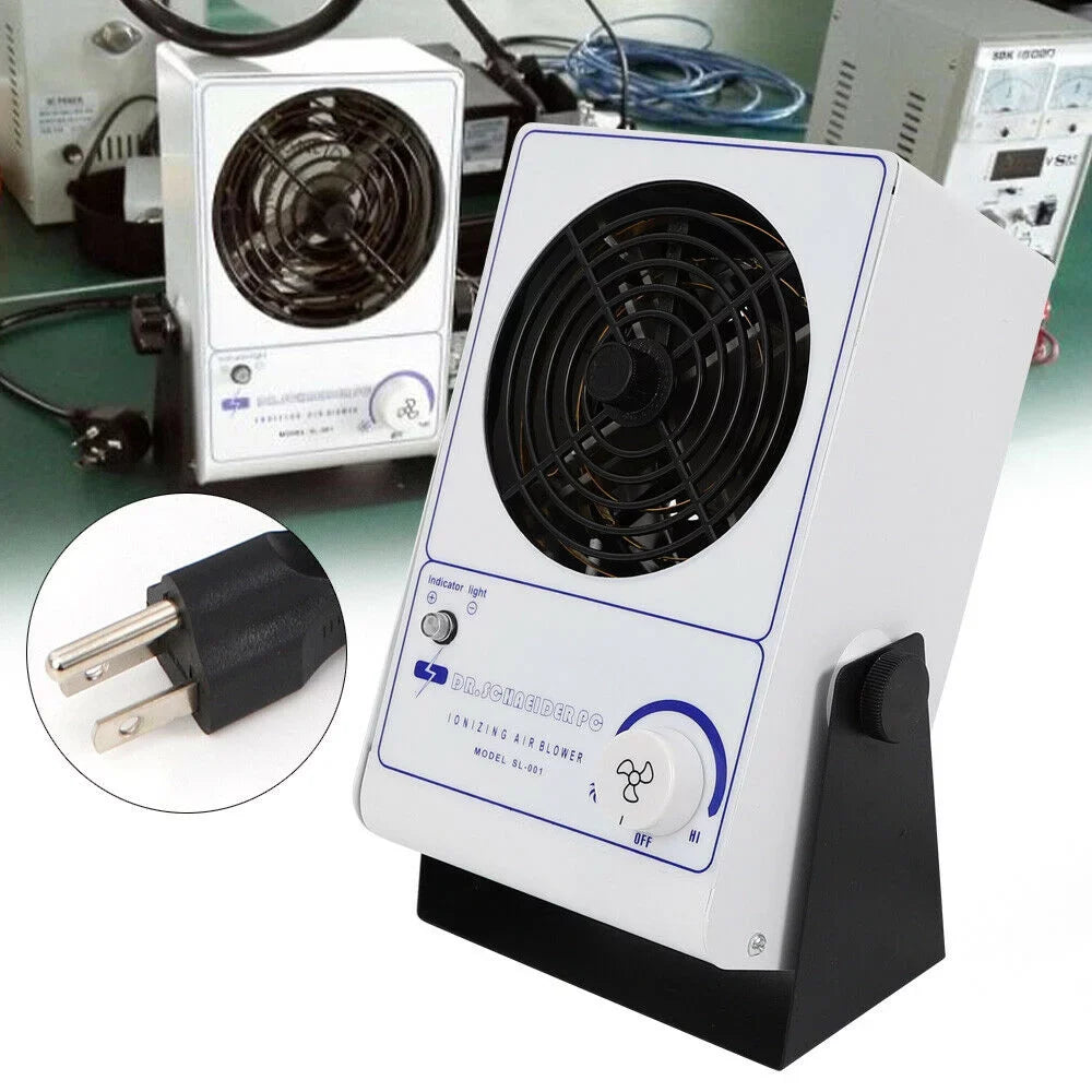 Ionizing Oukaning Machine Electrostatic Desktop Blower Electrostatic Air Eliminating