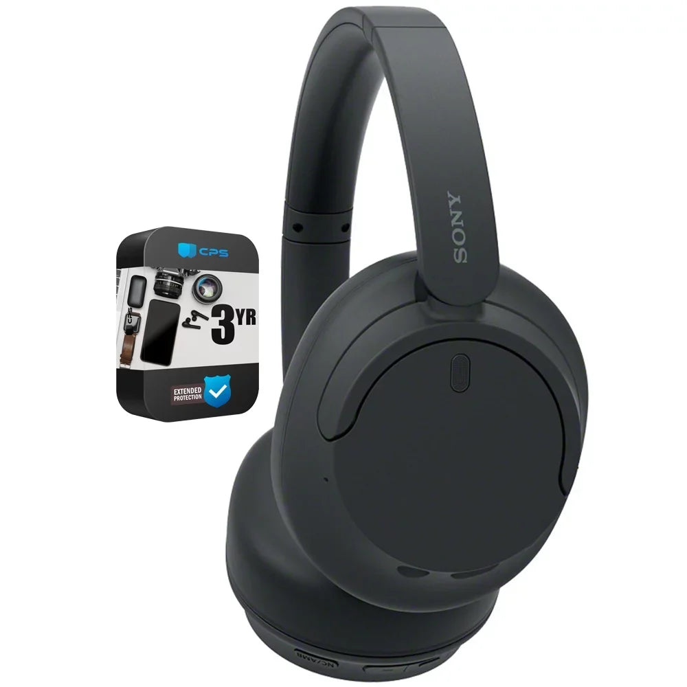 WH-CH720N/B Protection YR Wireless Bundle Pack Headphone Black with CPS Enhanced Noise Cancelling Sony 3