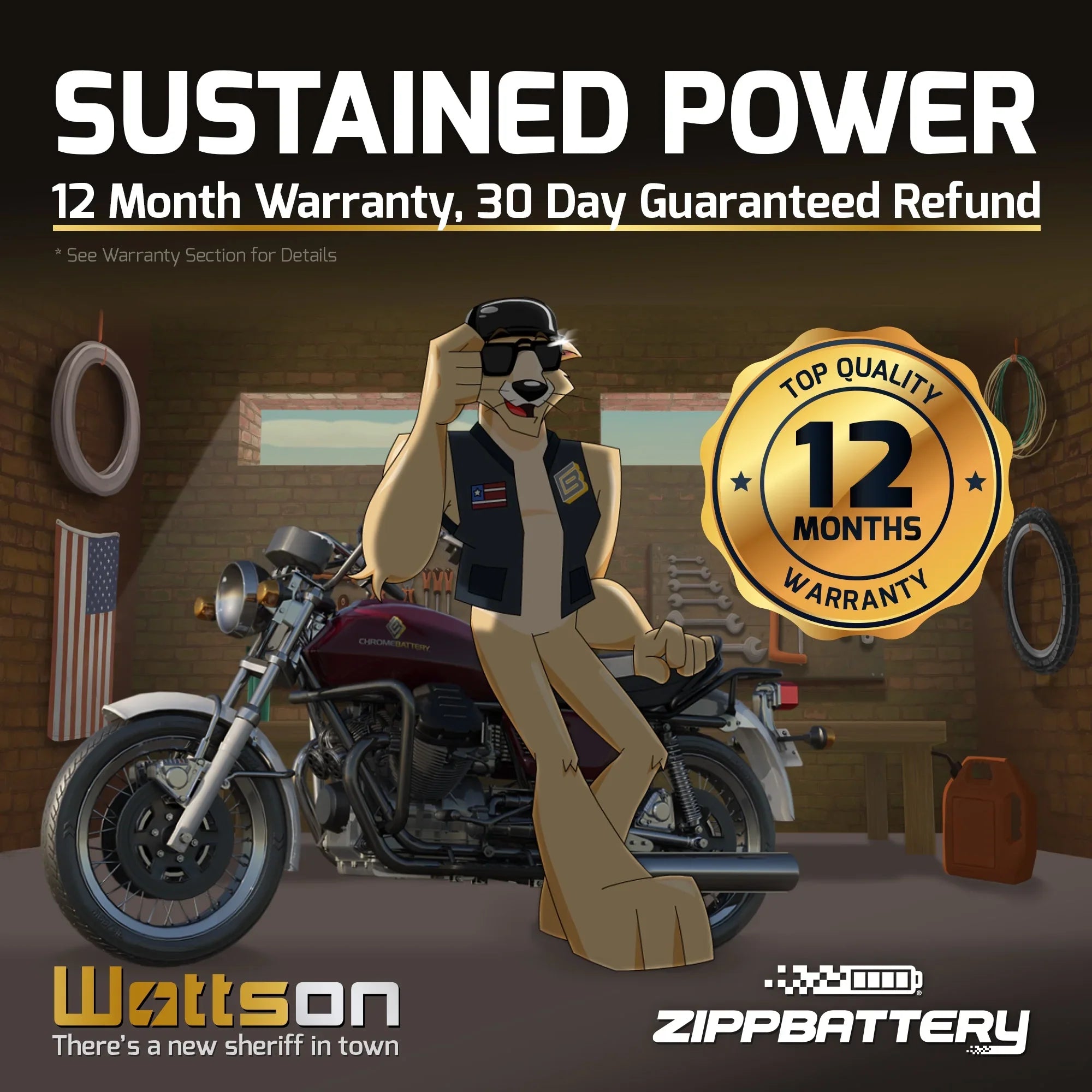 Battery Arctic Ytx5L-Bs Utility Battery 90Cc Dvx90, for 2008 Zipp Cat Atv