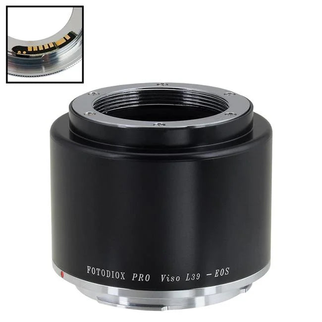 Lens Lens Leica Visoflex with Mount Adapter Fotodiox L39-Viso-EOS-Pro-FC10 L39