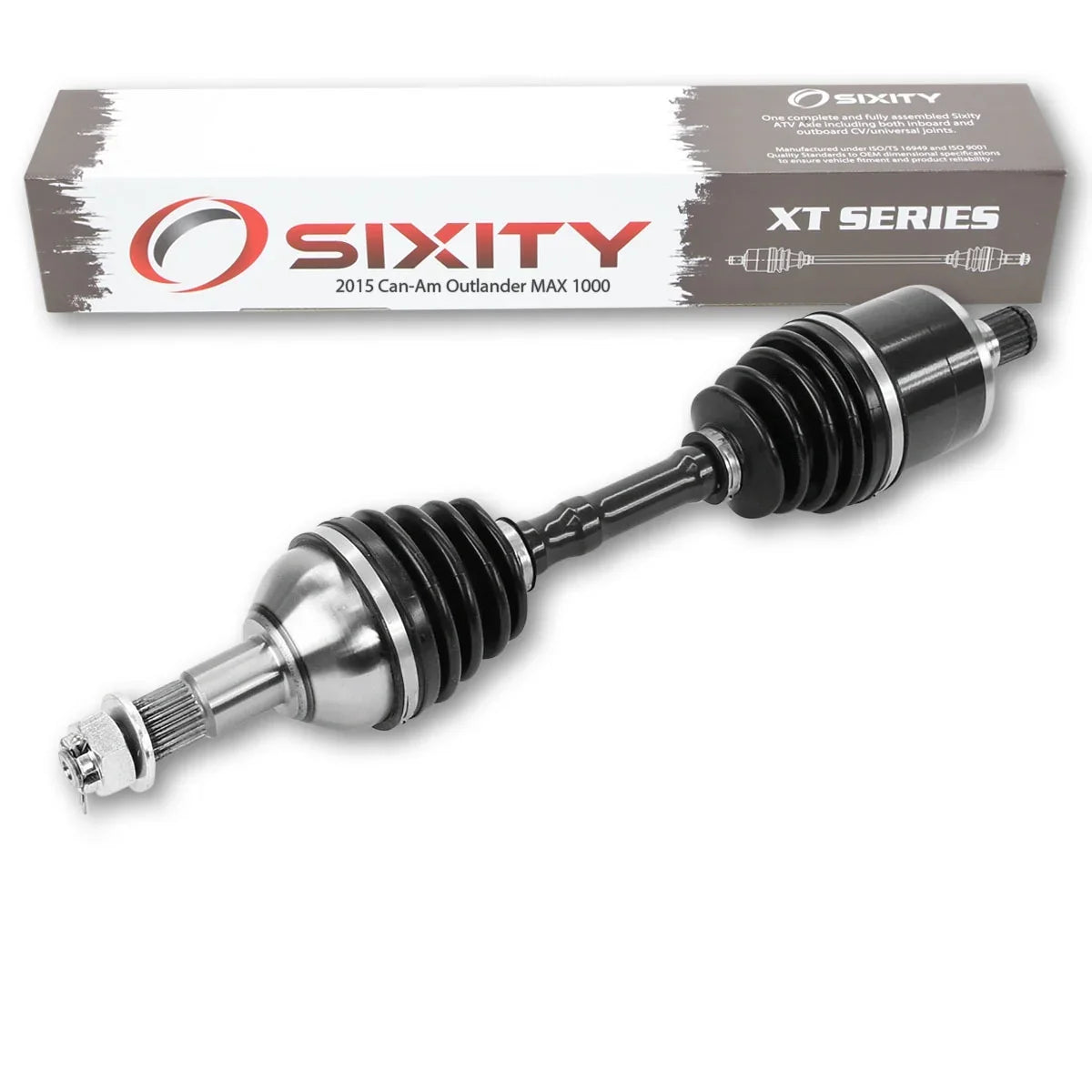 Axle 1000 2015 - Right with EFI Rear XT Can-Am Outlander 4X4 MAX compatible Sixity
