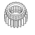 3600 Coupling 4000 3610 5000- Countershaft Gear 4100 Fits 3000 RAParts 4200 Sliding 2000