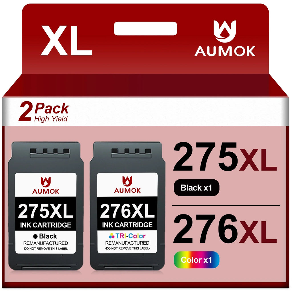 1 276 for Ink (1 Black, 276 for TR4720 Replacement Color) TR4722 Printer 275 TS3522 Cartridges TS3500 PIXMA Canon TS3520 TR4700 275 Ink