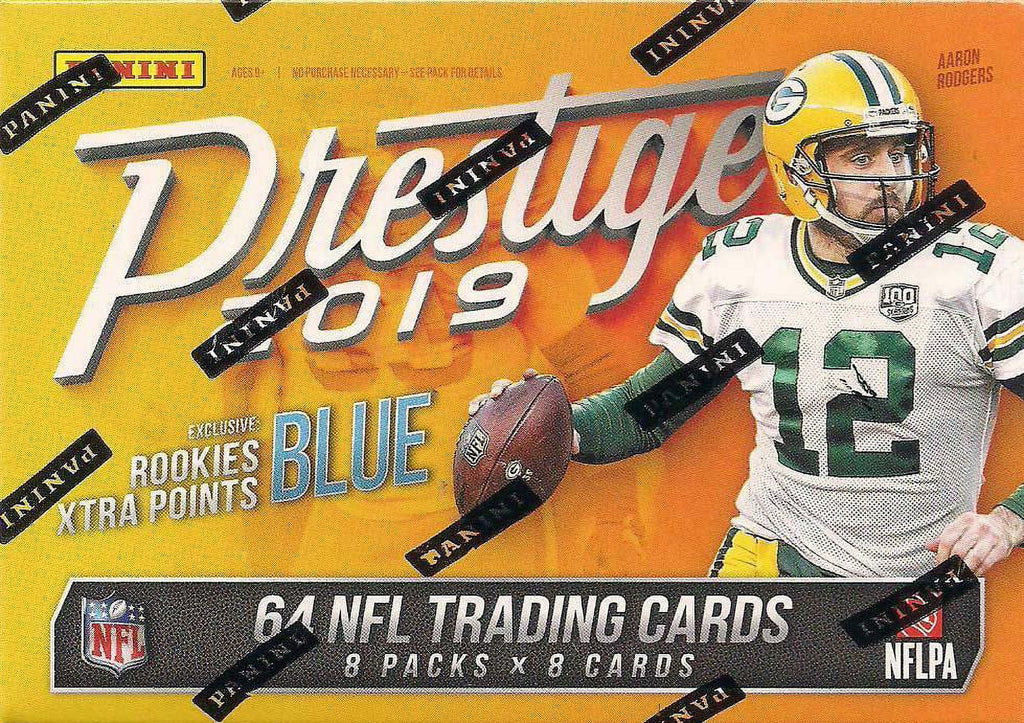 Panini Jerseys in Rookies Football Box- Featuring 2019 Blaster 2019 NFL Team Prestige