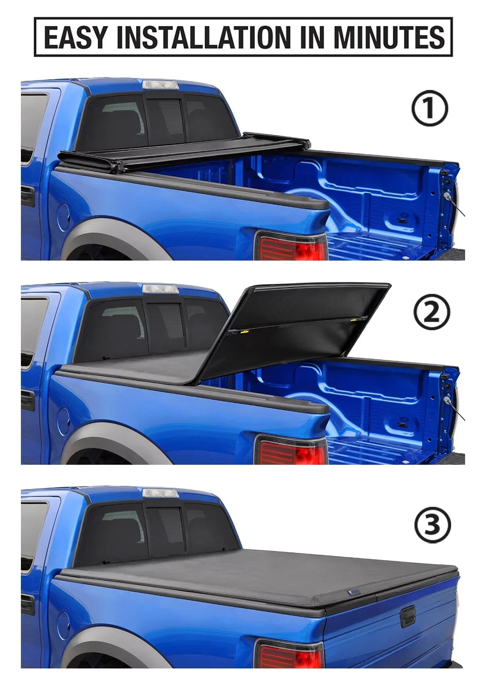 2010 Tonneau feet TG-BC3D1015 Trifold 2012 Pickup 2015 Dodge Ram Cover (NOT Cargo Cover Stepside) (69.6 Tonno 1500 2013 Truck Bed inch) Fits 2014 2009-2016 2011 TYGER Tri-Fold 5.8 For