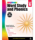 Word Study Workbook Phonics Paperback Spectrum Grade and 6