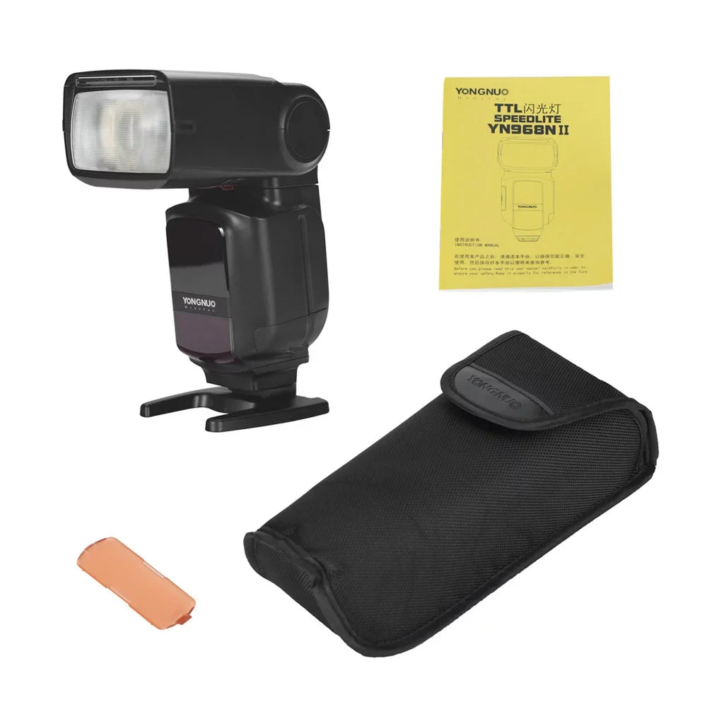 Wireless for LED Wireless System DSLR 5600K Compatible - YN968N YONGNUO Cameras, 1/8000s with HSS Nikon Built-in Speedlite II Flash with YN560 YN622N Light TTL