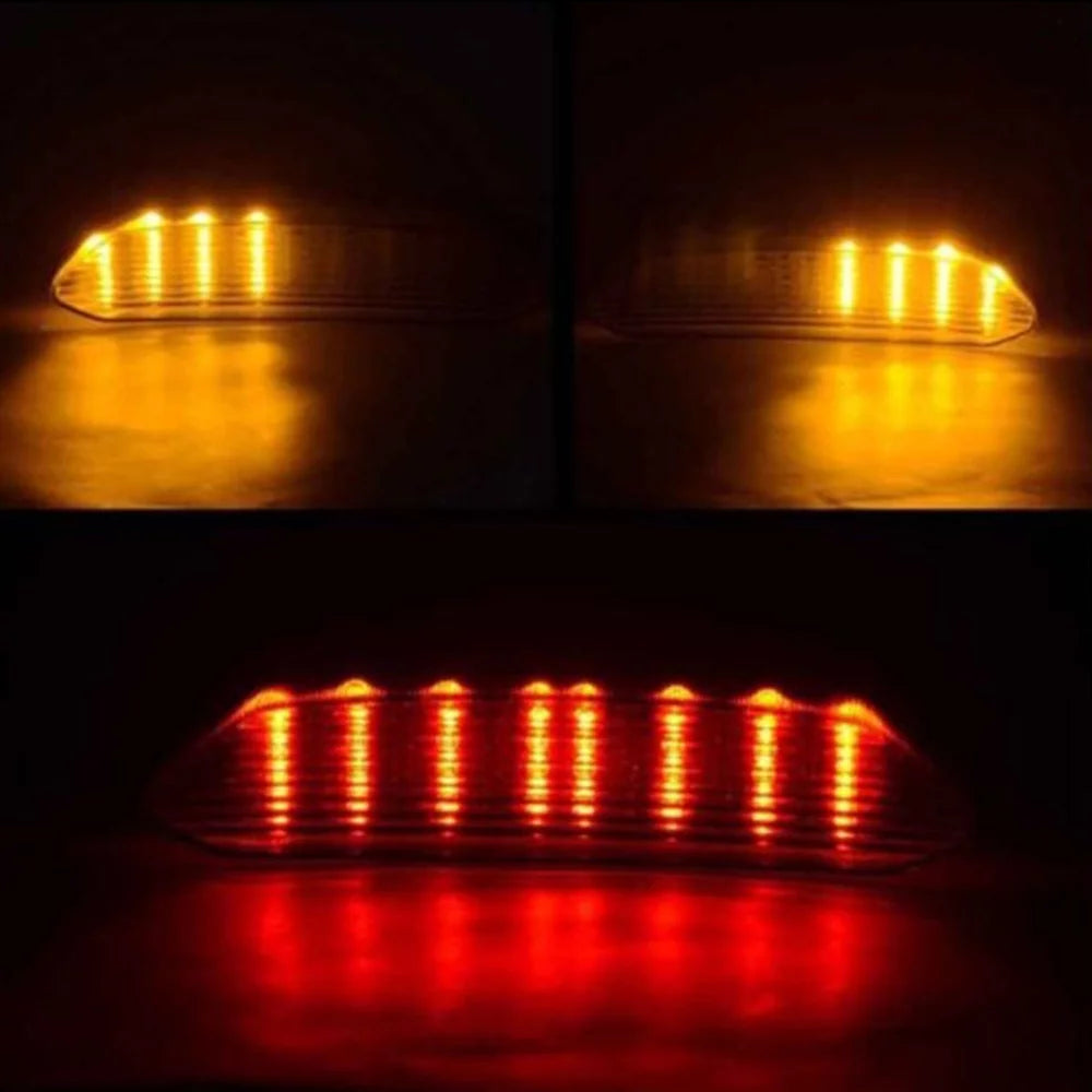 3.5 YAMAHA for ABS Taillight, R1 x Lens, Smoke LED 4cm) 12V 2002-2003(18 x YZF plastic,