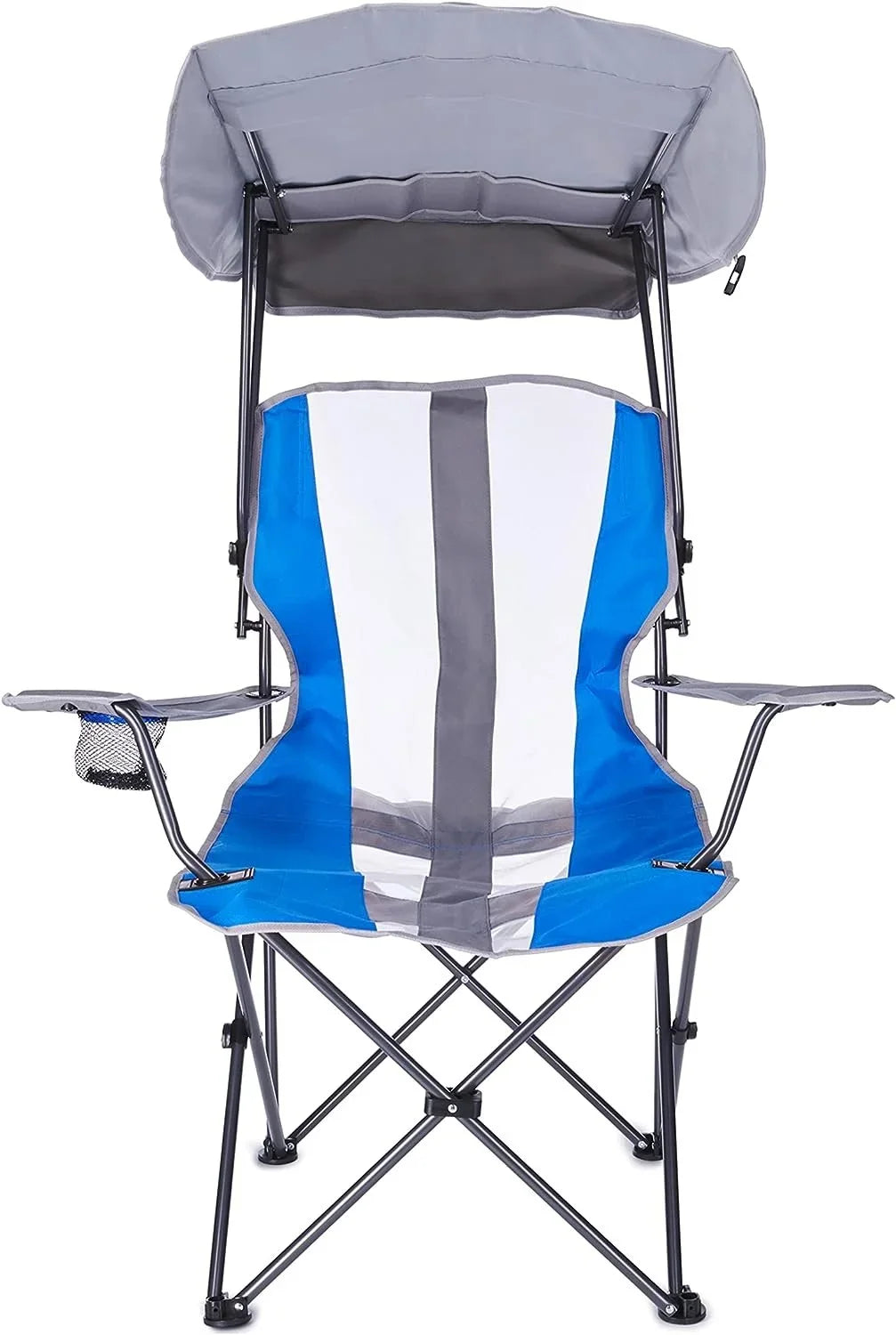 Tailgates, Chair Outdoor Events, and Camping, Canopy Foldable Kelsyus Original Grey/Blue for