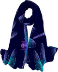 Women Shawl Scarves Long Dragonfly Scarf Neck for Lightweight Wrap Silk Girls Hyjoy