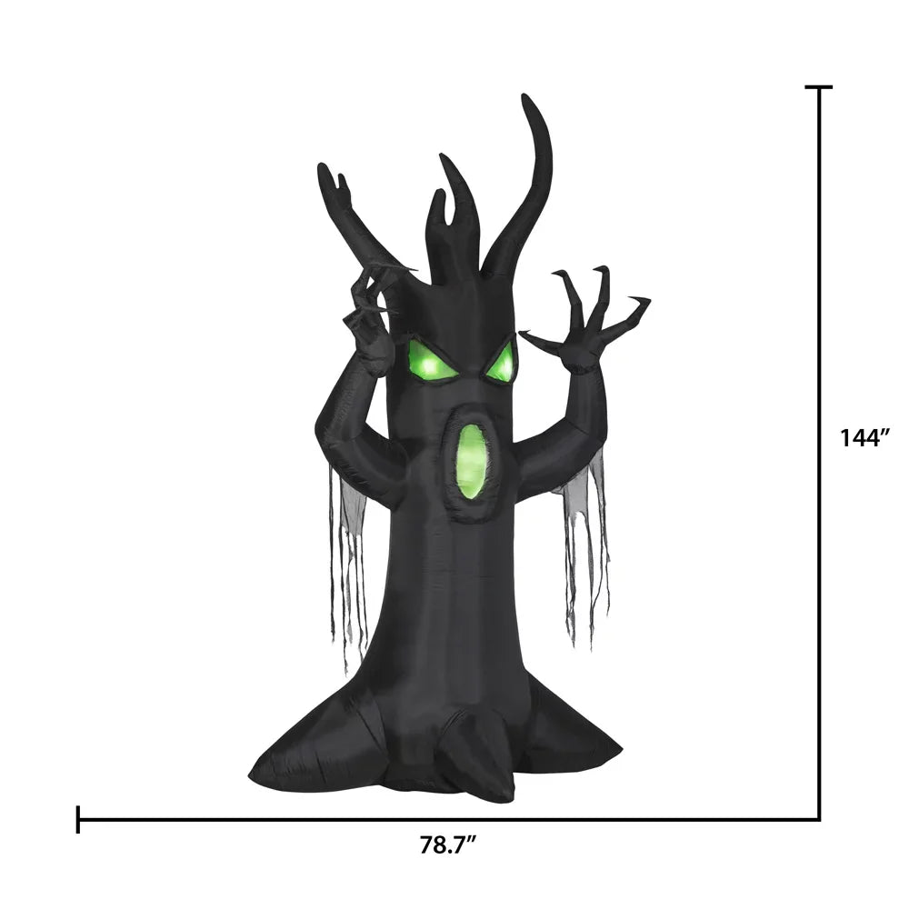 12FT Tree Inflatables Big Halloween Inflatable Airblown Scary Tall