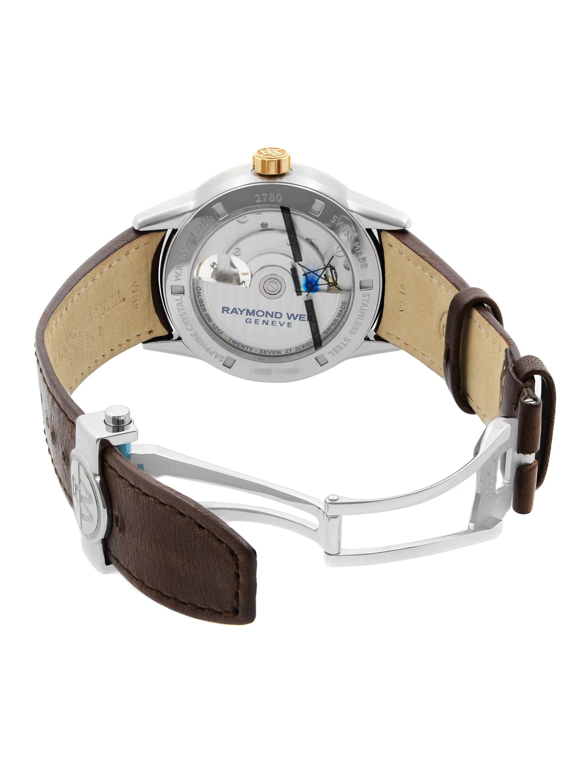 Freelancer Weil Leather Raymond Steel 42.5mm 2780-SC5-20001 Mens Automatic Watch
