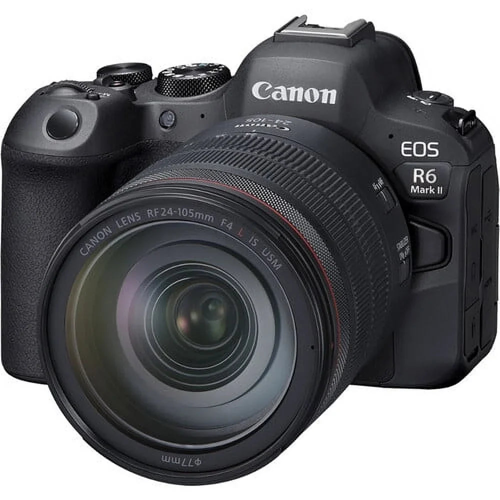 Software 2 Memory + EOS Card Card Battery Mirrorless 24-105mm Case Corel + Lens Light Reader 64GB LED + Canon (5666C011) More + + Mark with Charger Camera x + LPE6 f/4 External + II Photo R6 +