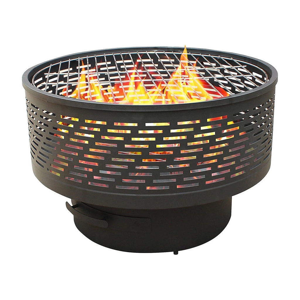 and with and fire table portable dining featuring pit grill table, functions outdoor lid, campfire 26 inch barbecue,