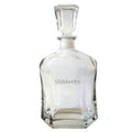 23.75 Glass Engraved Decanter oz Slainte