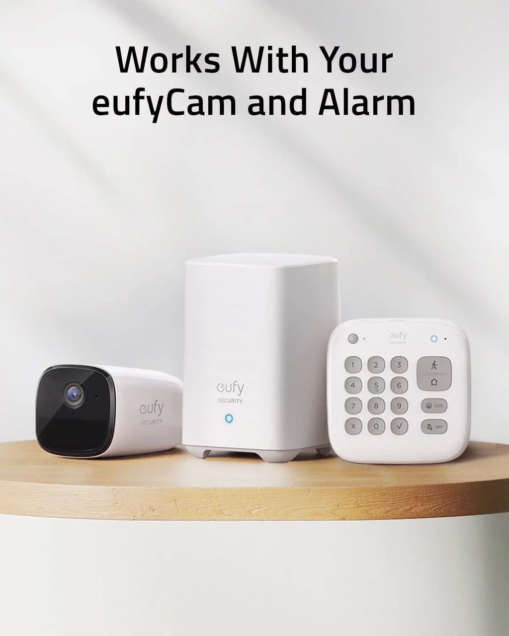 for eufyCam (Battery-Powered), 2, 16GB eufy Alarm Security eufyCam Video HomeBase Local 2C, eufyCam 2C Pro, Doorbell Kit Storage 2K 2, and