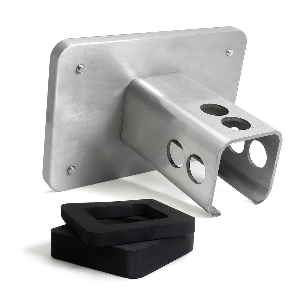 Carbon Look 2019 Cover Billet Tow 2 RAM Fiber Logo on Aluminum 3D inch Hitch