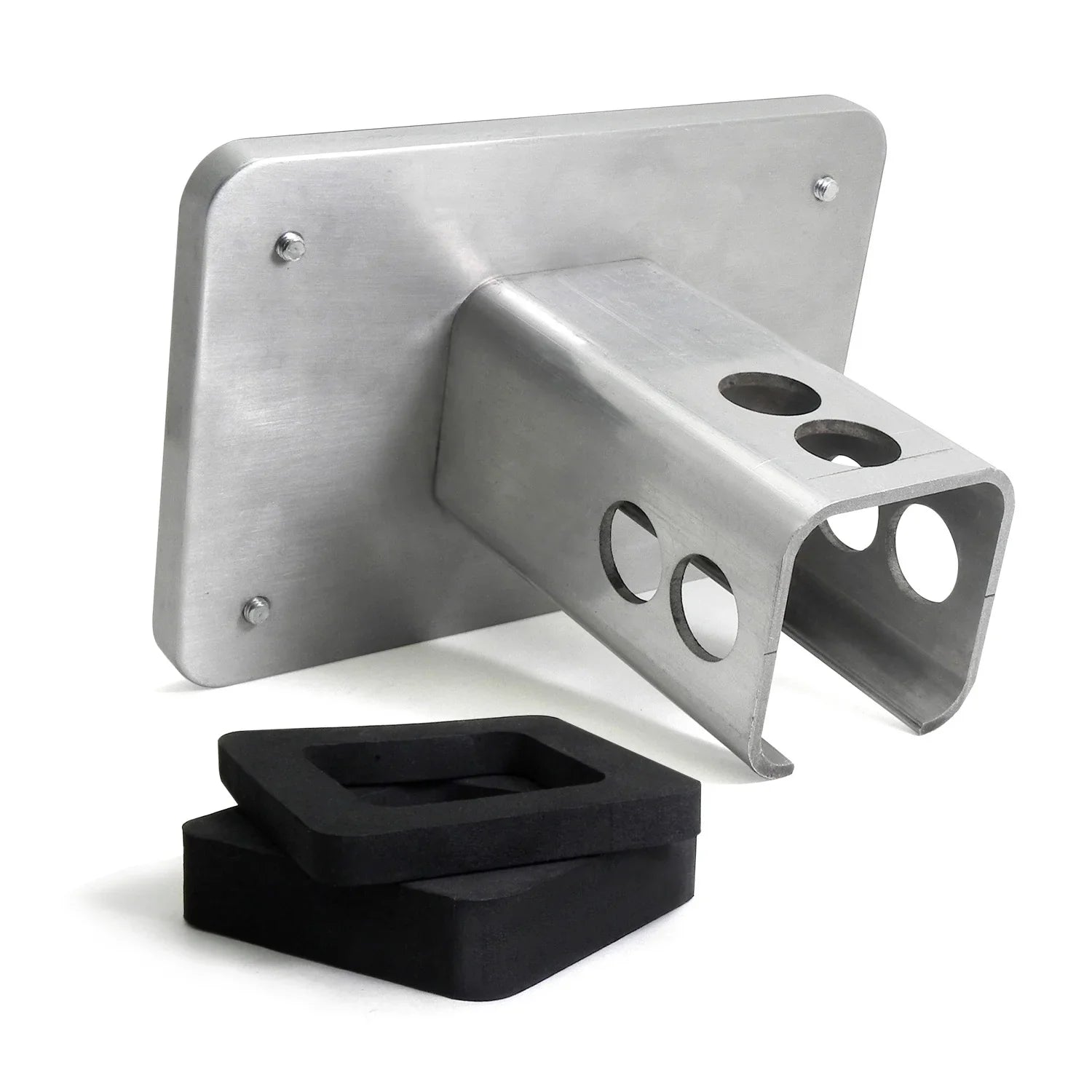 Carbon Look 2019 Cover Billet Tow 2 RAM Fiber Logo on Aluminum 3D inch Hitch