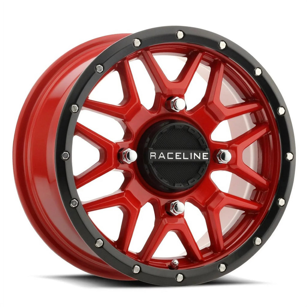 Tires Red 14" Mule FXT 28" Kawasaki Reptile Krank Raceline Pro Wheels