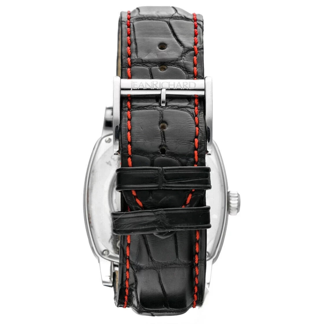 Screen Steel Moonphase 46016 Richard Automatic Men's TV Watch Leather Jean XL