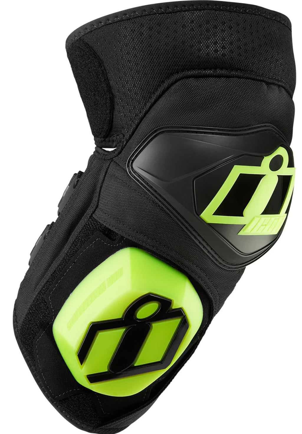 Pads Icon Knee CE SM/XL Cloverleaf-2 Black/Green