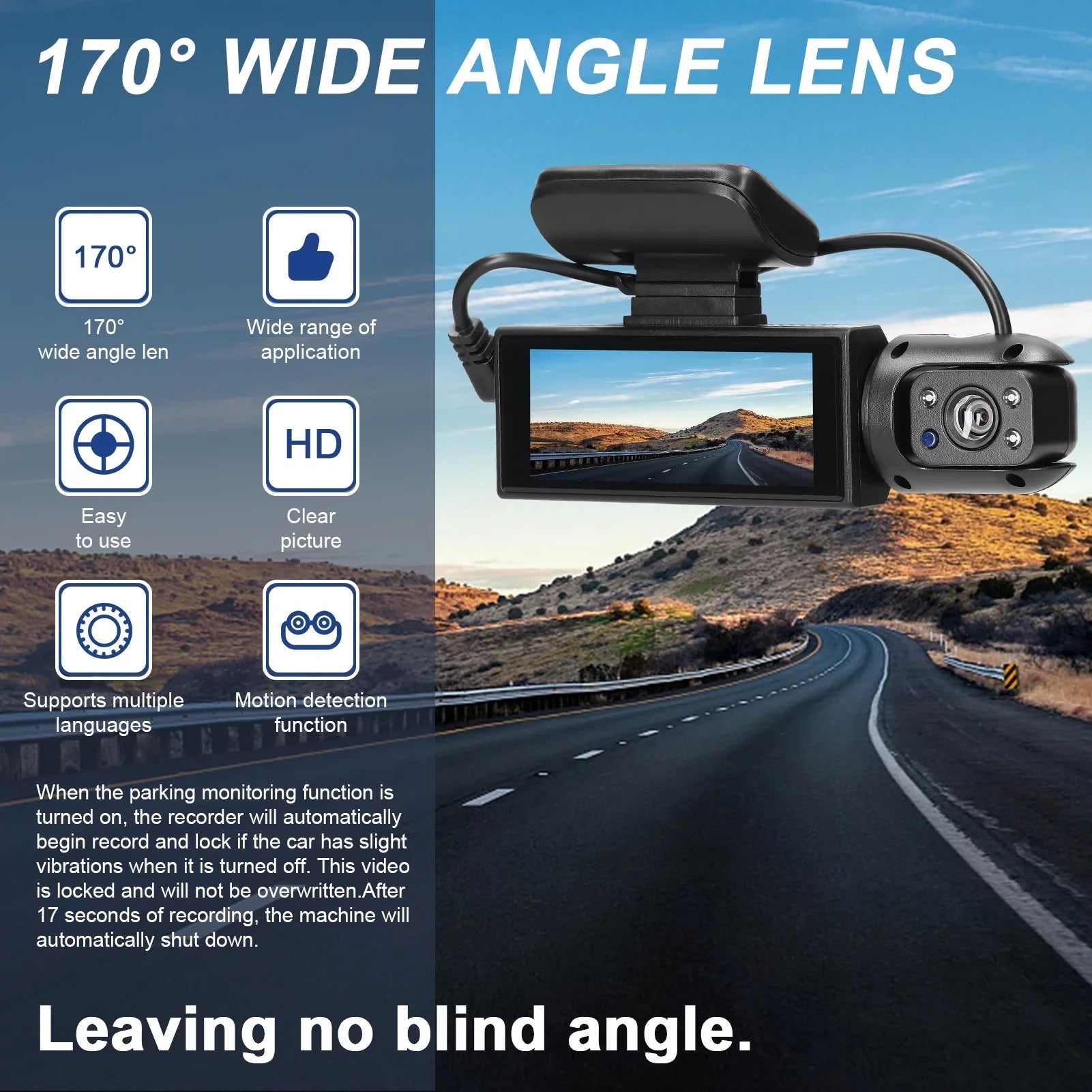 Lens 170 Car DVR Dual Dadypet Video Camera Car Car Dash Dash Dvr Motion Motion QISUO Cam Motion Cam Dual 170 DVR Wide Camera Camera,Dash 170 Car DVR Wide Auto HUIOP
