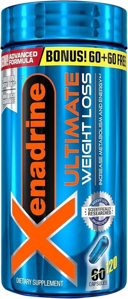 Ultimate Loss Xenadrine Dietary Supplement Capsules Weight 120