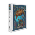 Piece for in Art Challenging Made (1000 Family, 19x27, Jekyll USA) Size Adults Puzzle and Island, Turtle Puzzle, Nouveau Georgia, Jigsaw Sea