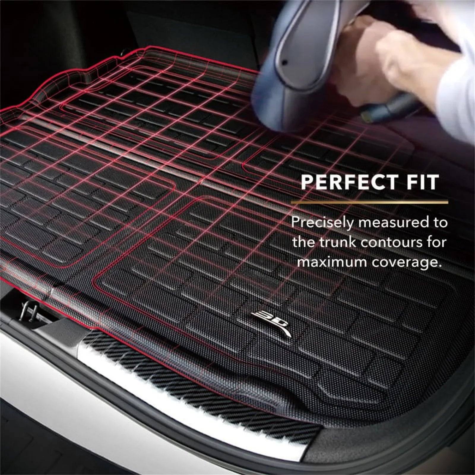Liner KAGU 2016-2022 HR-V 3D with Cargo compatible - MAXpider Liner (BLACK) HONDA Cargo