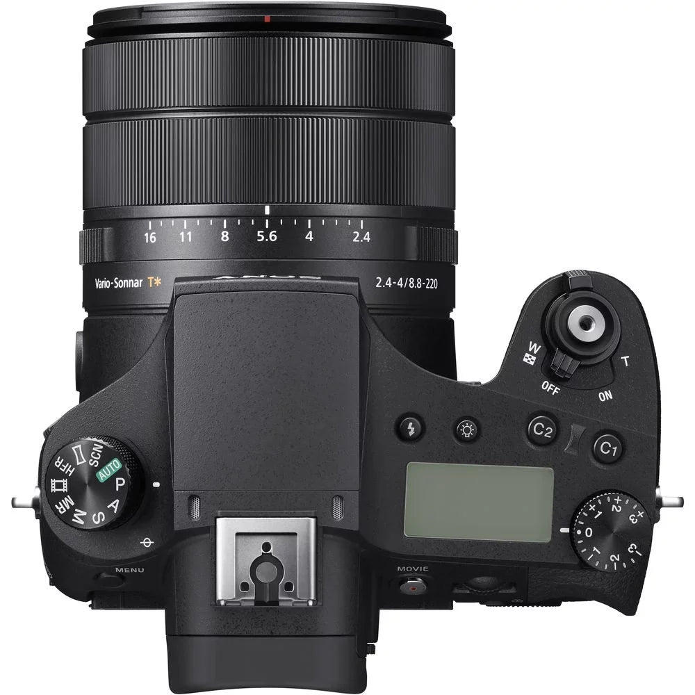 Camera+ Tripod DSC-RX10 Cyber-shot Sony Spider Case 16GB + Digital IV Kit -