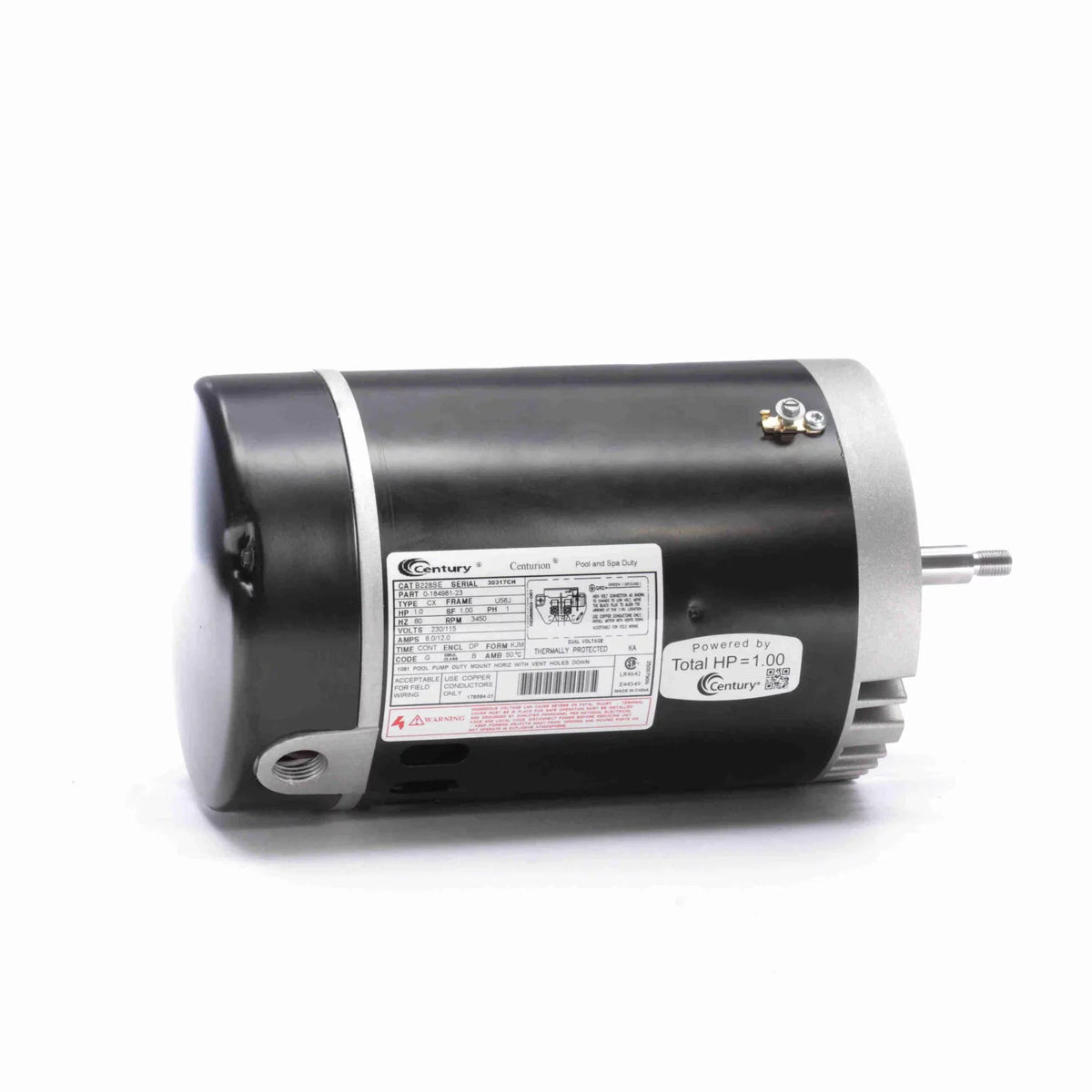 The Pump Pool Motor, Pool 1 Horizontal C Shop Face SF Shaft Supply Threaded 1 HP