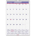 At in. Calendar A - Monthly 22 Laminated Glance x 2017 15.5 Wall Erasable