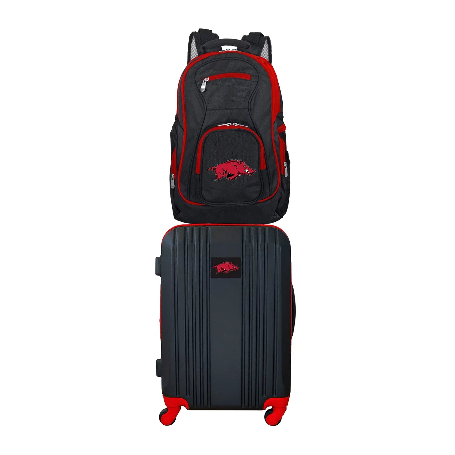 NCAA Arkansas Luggage 2-Piece Backpack Razorbacks and Set