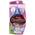 3 Razors, Performance For Quattro Schick Sensitive Disposable Skin Women Ea, Pack High 3 -