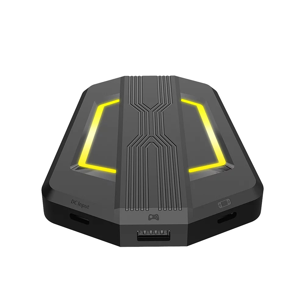 P6 for Adapter with Light Four-color Breathing and Portable Converter One Keyboard Replacement N-Switch XBox PS3 360 Mice Walmeck