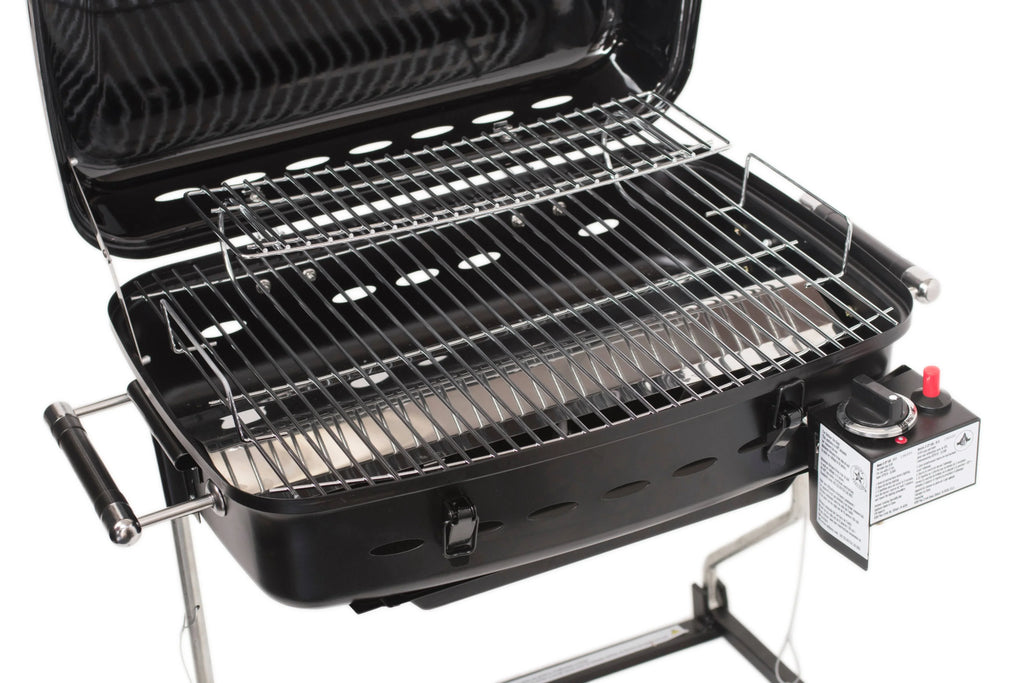 Flame YSNHT400 Mounted Motorhome System, Black, with Bracket Grill King RV/Trailer Gas Grill BBQ