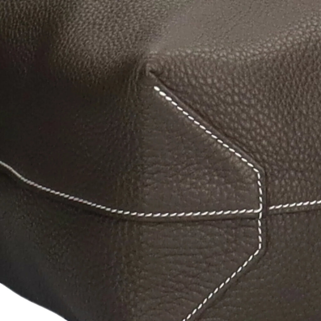 Tote Hermes Clemence Etain Double Sense Pre-Owned Women's Bag HERMES (Good) Taurillon