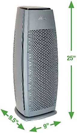 Tall HEPA - Tower Box Hunter HP600GR True Open Accent Filter Graphite Air Purifier Light