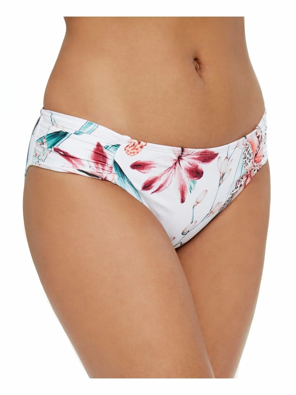 Floral Bikini Bottom Print Womens Blanca La 2 Swimwear White