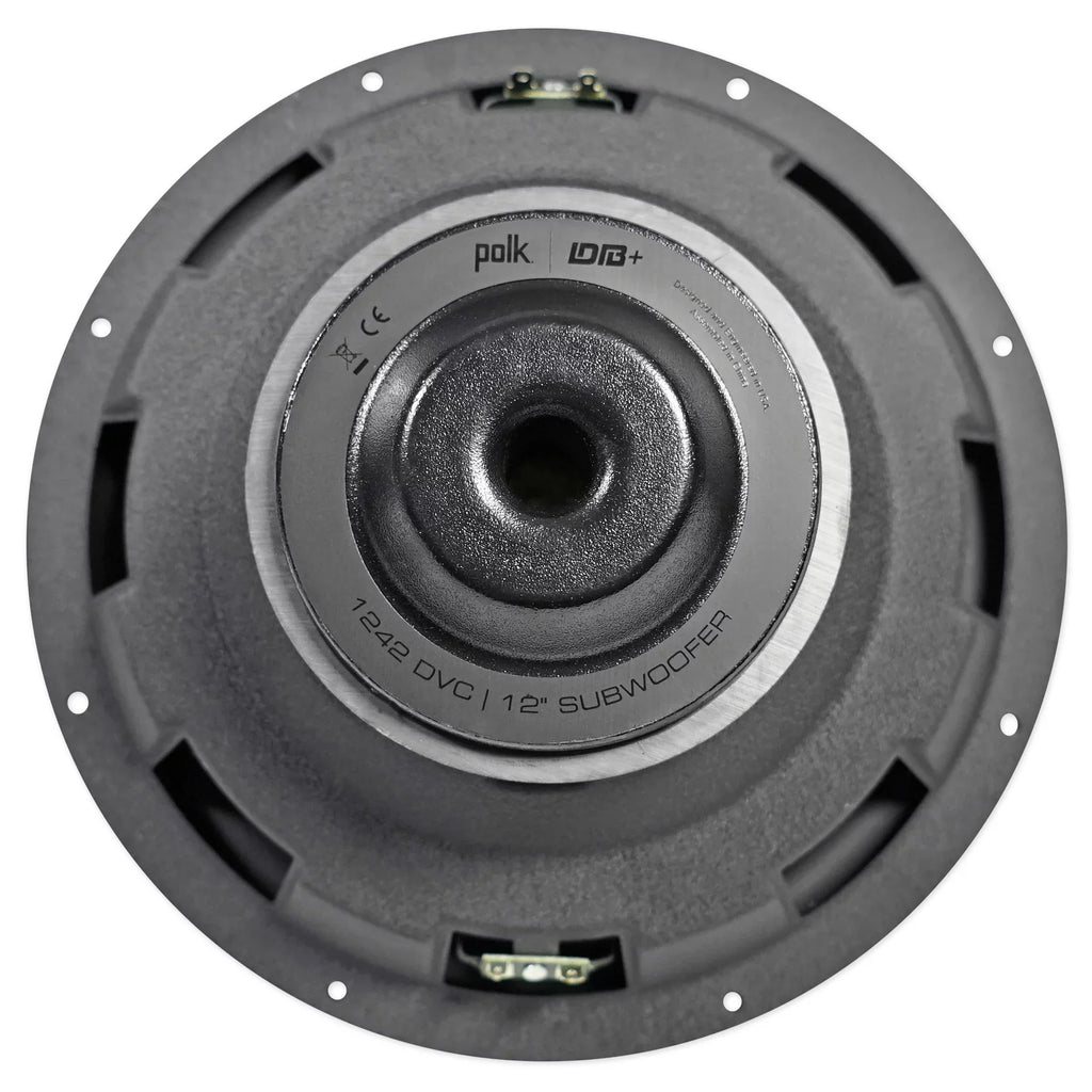 Sub 2220 (2) Audio Enclosure Polk Car 12” Box DB1242DVC Watt Subwoofers+Sealed