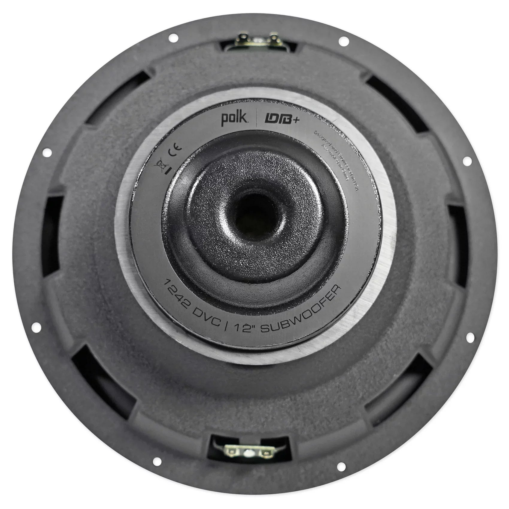 Sub 2220 (2) Audio Enclosure Polk Car 12” Box DB1242DVC Watt Subwoofers+Sealed