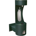 Single Fountain Pedestal Level Water Outdoor Evergreen Station, Wall-Mount Refilling with