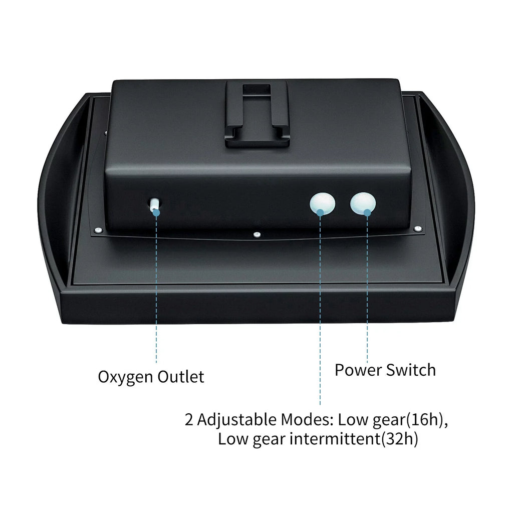 moobody Oxygen Aquarium Fish 2W Pump Aerator 2 with 8.2ft Fish Pump Plug-in Fishing Pond for Garden Oxygenator Aerator Bubble Air Pool Stones Pipe Solar Oxygen 6V Air