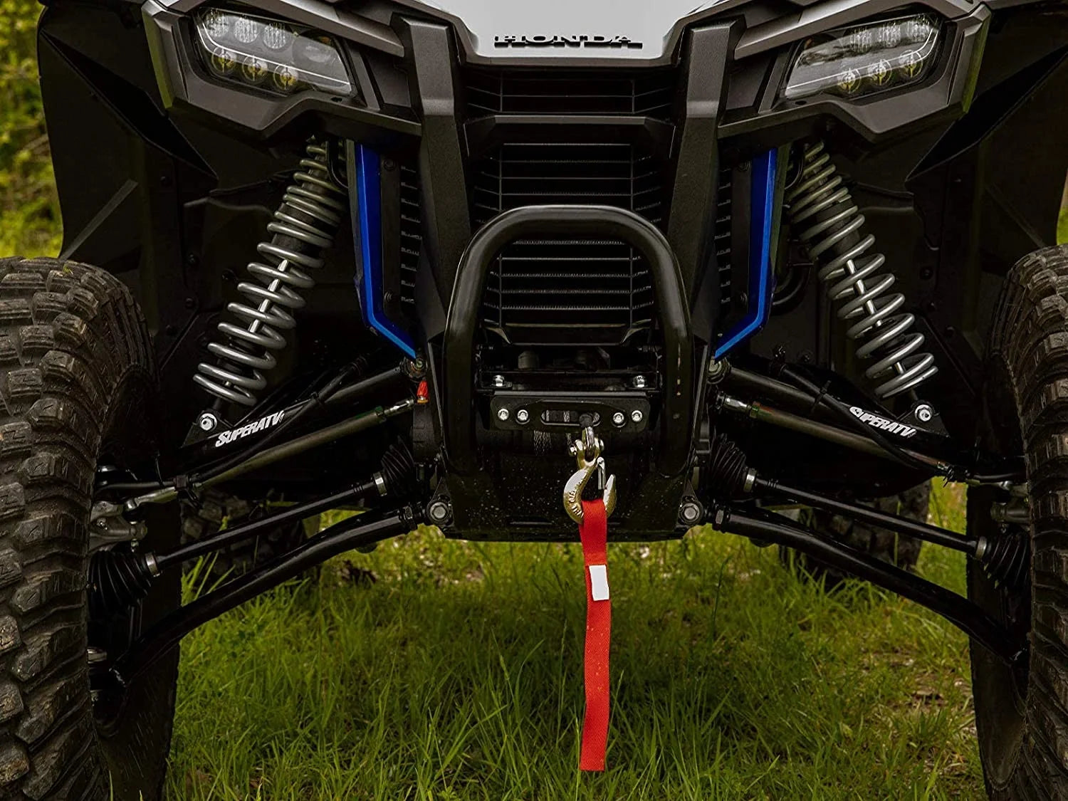 Winch Heavy Install! Ops SuperATV Kit 2020+ for Winch Ready Black Honda Duty 2019+ 3500 1000X 1000R Mounting Complete lb 1000X-4 Talon / with Talon Plate Included lb. Winch for 3500